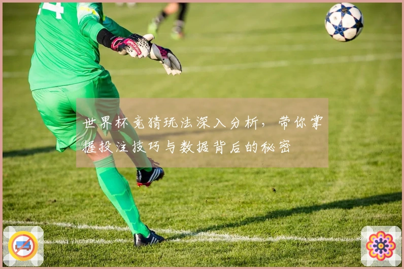 世界杯竞猜玩法深入分析，带你掌握投注技巧与数据背后的秘密